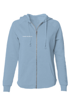 Load image into Gallery viewer, Womens Lightweight Wash Zip Hoodie

