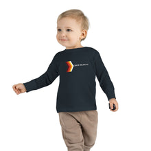 Load image into Gallery viewer, Retro Rainbow Arrow Toddler Long Sleeve Tee, Cute Kids Shirt, Birthday Gift, Toddler Fashion, Playtime Apparel
