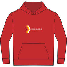 Load image into Gallery viewer, Youth Code Blocks Fleece Hoodie – Cozy Sweatshirt for Kids, Perfect for Gaming, School, Birthdays, and Everyday Wear
