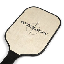 Load image into Gallery viewer, Pickleball Paddle Set – 'Code Blocks' Logo Kit (2 Paddles + 2 Balls)
