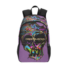 Load image into Gallery viewer, Fabric Backpack with Side Mesh Pockets (1659)
