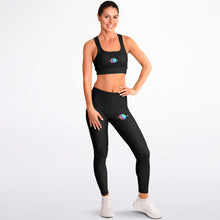 Load image into Gallery viewer, Padded Sports Bra &amp; Leggings - AOP
