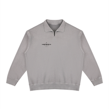 Load image into Gallery viewer, Unisex Vintage Wash Collared Sweatshirt
