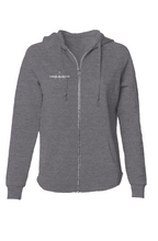 Load image into Gallery viewer, Womens Lightweight Wash Zip Hoodie
