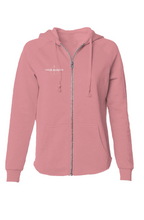 Load image into Gallery viewer, Womens Lightweight Wash Zip Hoodie
