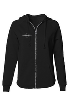 Load image into Gallery viewer, Womens Lightweight Wash Zip Hoodie
