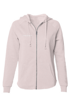 Load image into Gallery viewer, Womens Lightweight Wash Zip Hoodie
