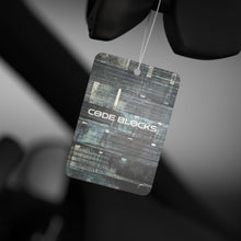 Load image into Gallery viewer, Code Blocks Car Air Freshener – Urban Tech Scented Décor
