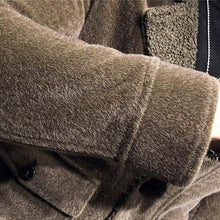 Load image into Gallery viewer, Windbreaker Men's short style woolen coat autumn/winter Korean trim woolen coat men's jacket
