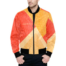 Load image into Gallery viewer, Men&#39;s All Over Print Quilted Bomber Jacket(Model H33)

