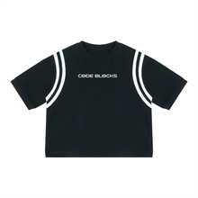 Load image into Gallery viewer, Unisex Color Block Waffle Boxy T-Shirt
