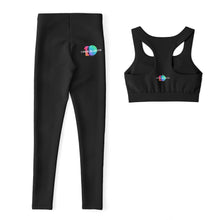 Load image into Gallery viewer, Padded Sports Bra &amp; Leggings - AOP
