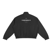 Load image into Gallery viewer, Unisex Striped Full-Zip Track Jacket
