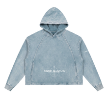 Load image into Gallery viewer, Vintage Washed Frayed-Hem Hoodie
