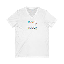 Load image into Gallery viewer, Unisex Jersey Short Sleeve V-Neck Tee
