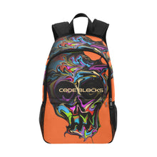 Load image into Gallery viewer, Fabric Backpack with Side Mesh Pockets (1659)
