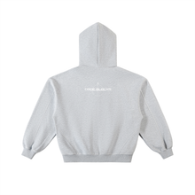 Load image into Gallery viewer, Contrast-Stitched Boxy Fleece Hoodie
