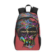 Load image into Gallery viewer, Fabric Backpack with Side Mesh Pockets (1659)
