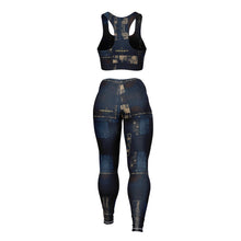 Load image into Gallery viewer, Padded Sports Bra &amp; Leggings - AOP
