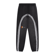 Load image into Gallery viewer, Sun Fade Contrast Tape Fleece Jogged Sweatpants
