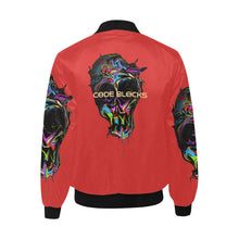 Load image into Gallery viewer, Men's All Over Print Quilted Bomber Jacket(Model H33)
