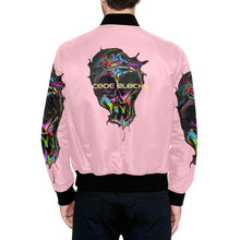 Load image into Gallery viewer, Men's All Over Print Quilted Bomber Jacket(Model H33)
