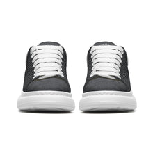 Load image into Gallery viewer, Unisex Non Slip Lace Up Faux Leather Sneakers
