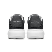 Load image into Gallery viewer, Unisex Non Slip Lace Up Faux Leather Sneakers
