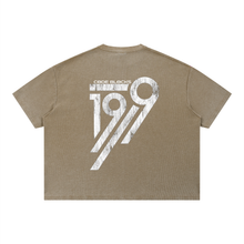 Load image into Gallery viewer, Unisex Vintage Wash Sunfade Boxy Waffle T-Shirt

