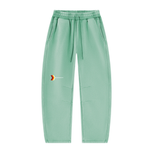 Load image into Gallery viewer, Unisex Vintage Wash Barrel Leg Fleece Sweatpants
