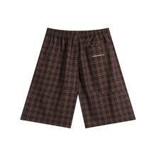 Load image into Gallery viewer, Unisex Plaid Wide Leg Shorts
