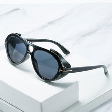Load image into Gallery viewer, Punk sunglasses steam glasses personalized oval sunglasses
