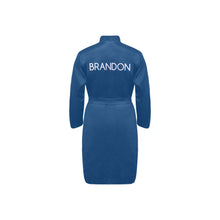Load image into Gallery viewer, Men's Long Sleeve Belted Night Robe (H56)
