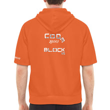 Load image into Gallery viewer, Men's Short Sleeve Fleece Hoodie (H54)
