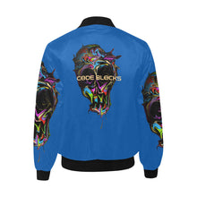 Load image into Gallery viewer, Men's All Over Print Quilted Bomber Jacket(Model H33)
