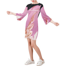 Load image into Gallery viewer, Women's Bell Sleeve Dress (Model D52)
