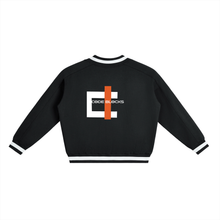 Load image into Gallery viewer, V-Neck Contrast Collar Boxy Sweatshirt
