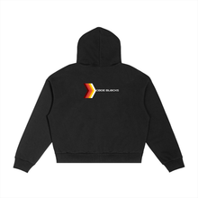 Load image into Gallery viewer, Contrast Plaid Boxy Zip Hoodie
