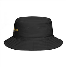 Load image into Gallery viewer, Code Blocks Embroidered Bucket Hat — Retro Tech Logo Streetwear
