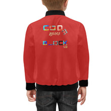 Load image into Gallery viewer, Kids' Bomber Jacket with Pockets (H40)
