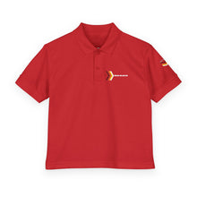 Load image into Gallery viewer, Youth Polo Shirt with Chevron Arrow Accent
