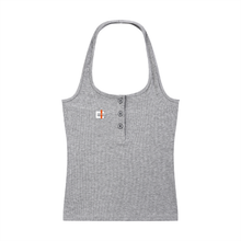 Load image into Gallery viewer, Women's Ribbed Henley Tank Top
