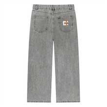 Load image into Gallery viewer, Unisex Vintage Wash Straight Leg Jeans
