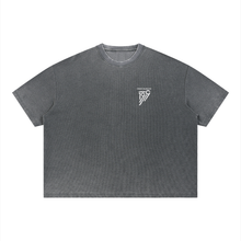 Load image into Gallery viewer, Unisex Vintage Wash Sunfade Boxy Waffle T-Shirt
