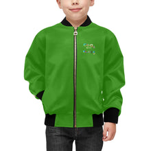Load image into Gallery viewer, Kids' Bomber Jacket with Pockets (H40)
