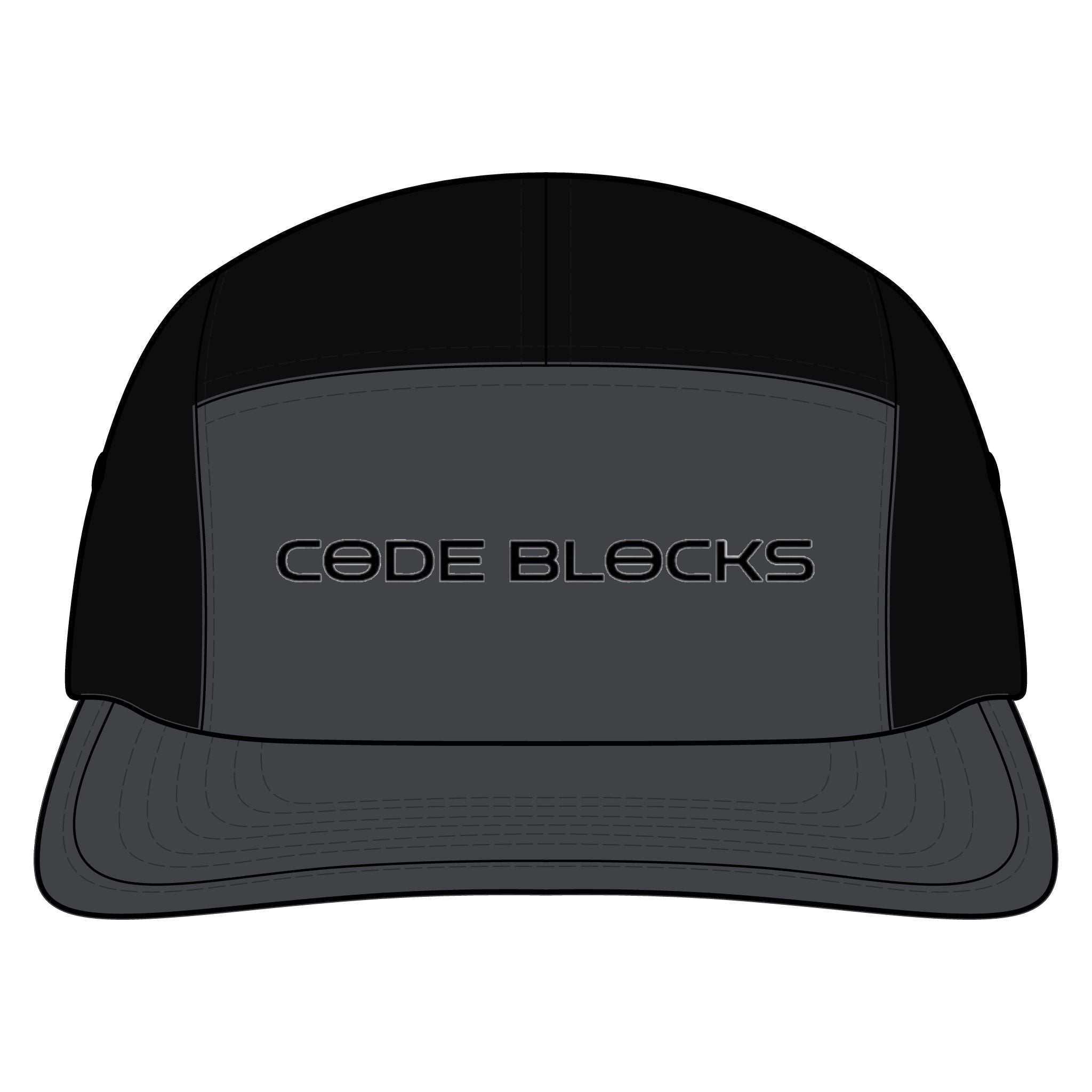 Code Blocks Two-Tone Nylon Cap — Minimal Tech Logo Hat – CODEBLOCKS ...