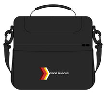 Load image into Gallery viewer, Retro Arrow Cooler Bag — Insulated Lunch Tote with 'Code Blocks' Logo

