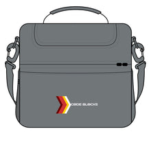 Load image into Gallery viewer, Retro Arrow Cooler Bag — Insulated Lunch Tote with 'Code Blocks' Logo
