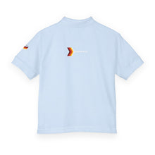 Load image into Gallery viewer, Youth Polo Shirt with Chevron Arrow Accent
