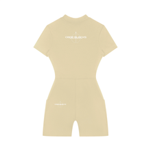 Load image into Gallery viewer, Women's Quarter-Zip Short Sleeve Romper
